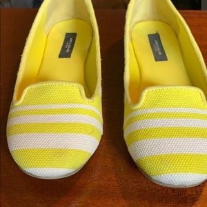 Ann Taylor Striped Loafer/Flat Shoes 6M